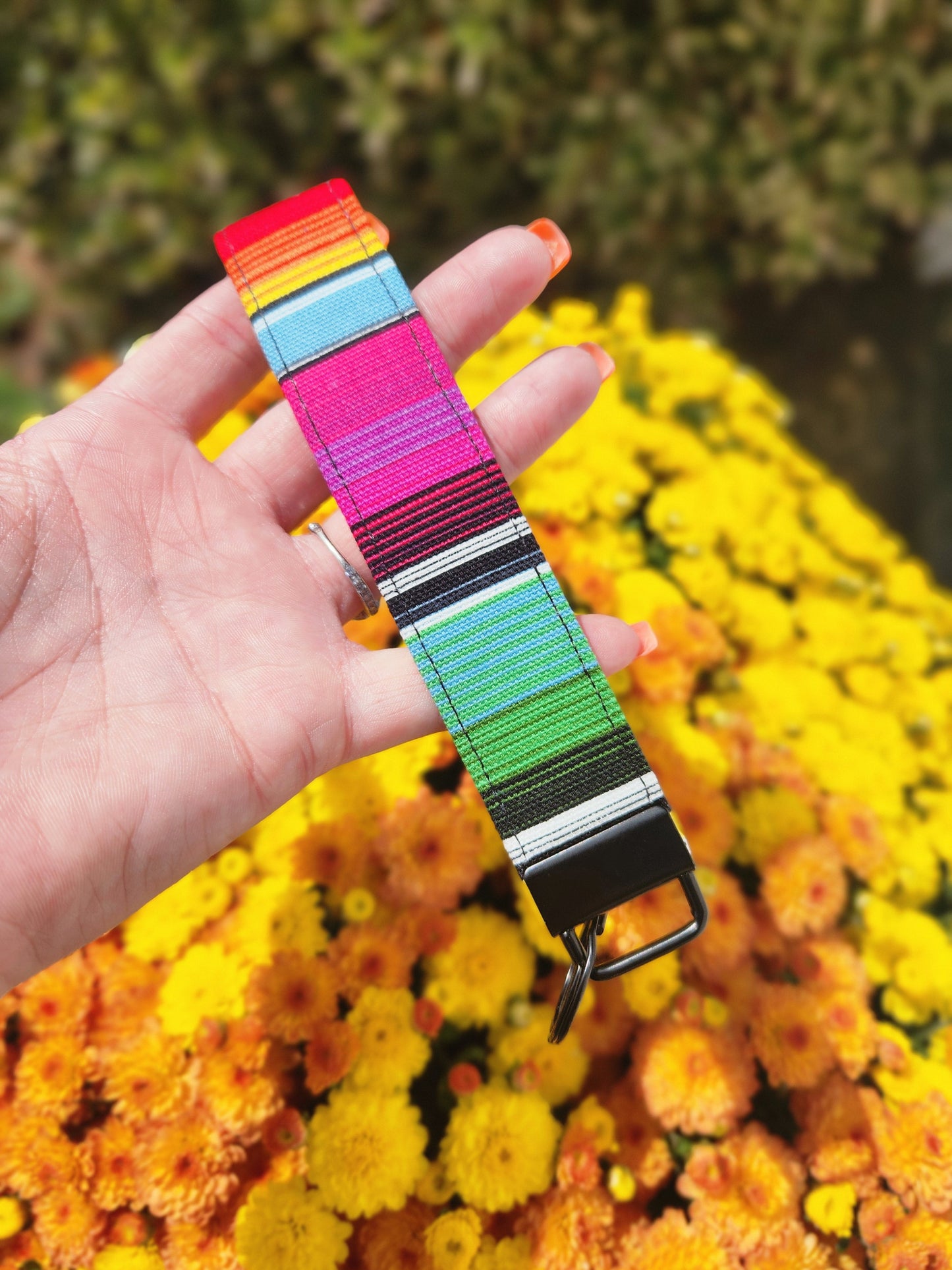 Serape Keyfob Wristlet Keychain