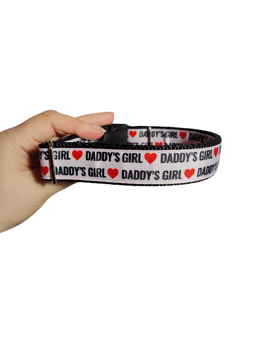 Daddy's Girl Nylon Dog Collar