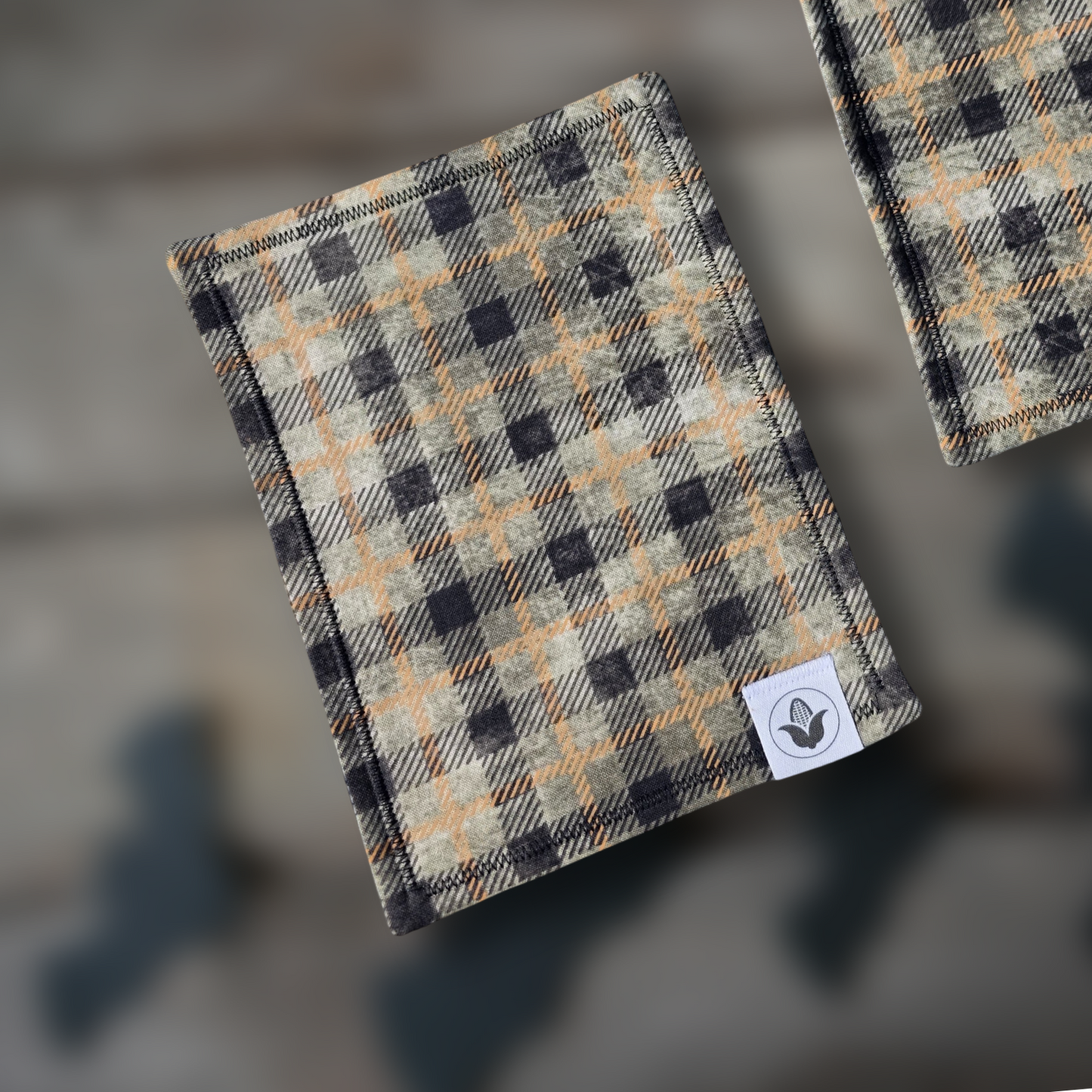 Halloween Fall Plaid V2 Handkerchief