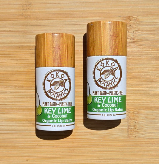 Key Lime - All Natural Lip Balm - Vegan - Plastic Free .25 oz
