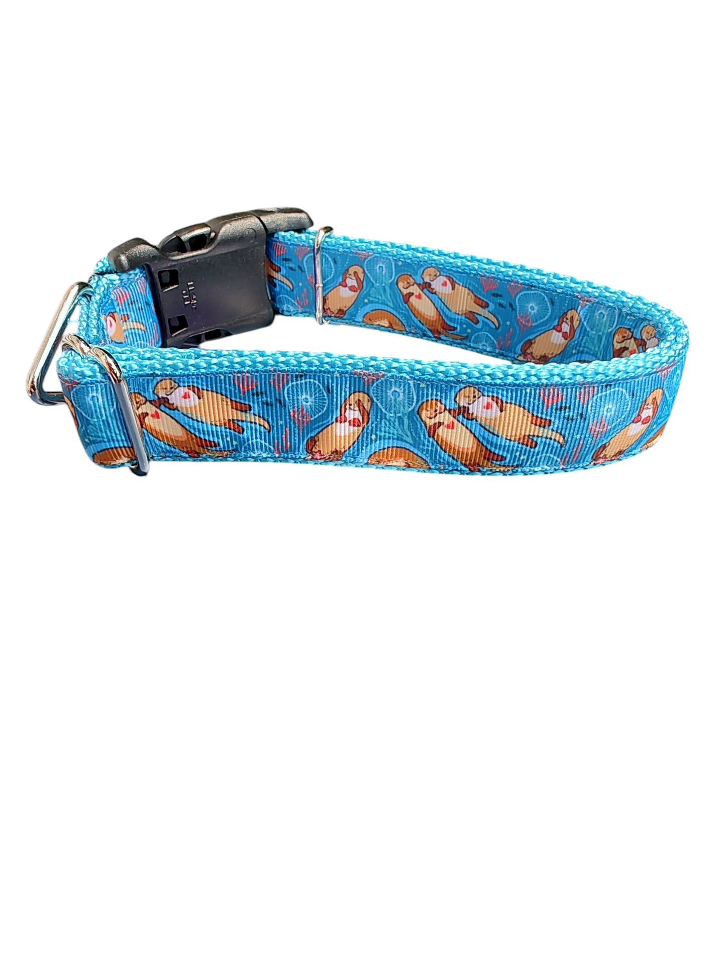 Otters Nylon Dog Collar
