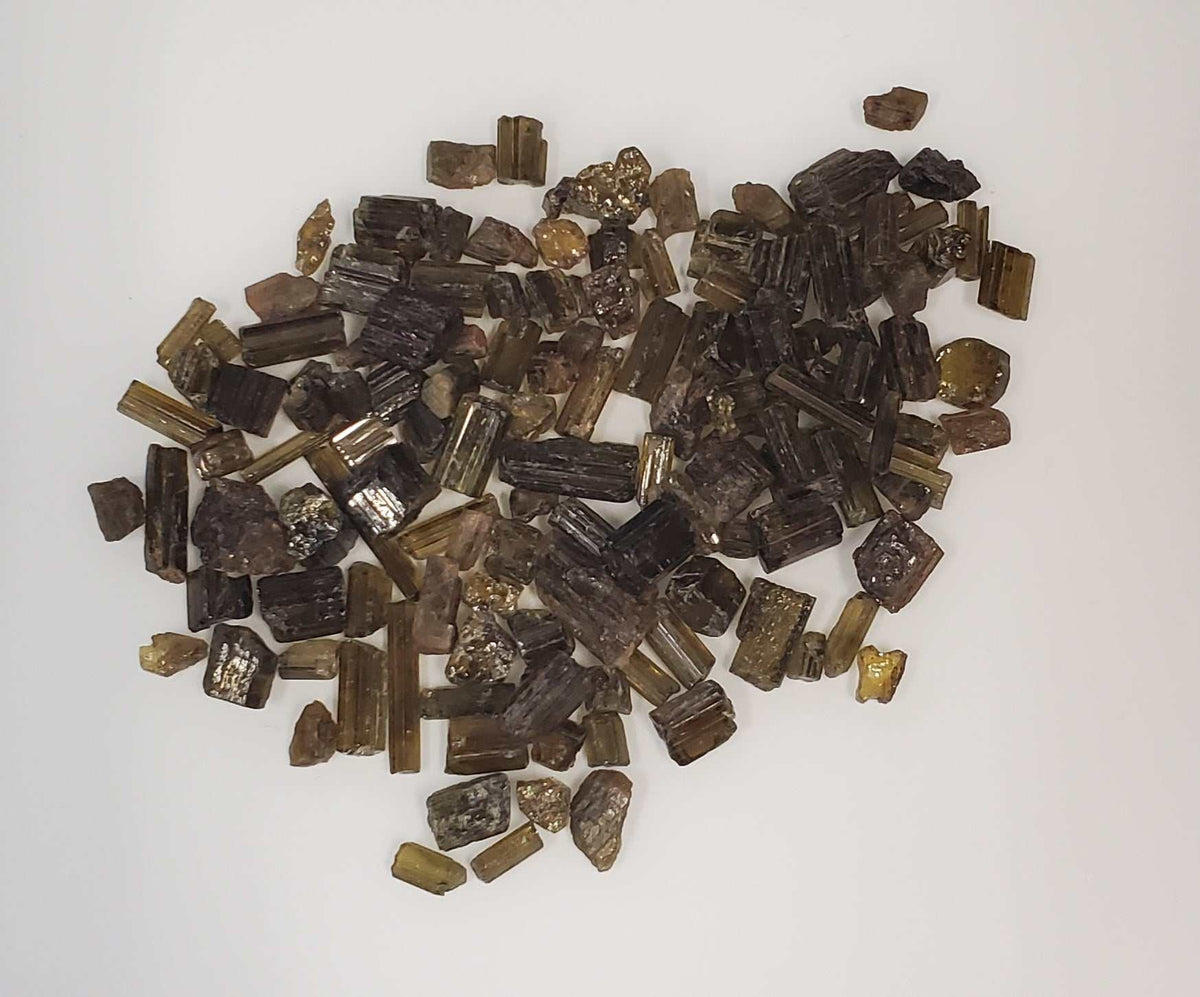 Natural Rough Epidote Crystals - High Quality Faceted Transparent