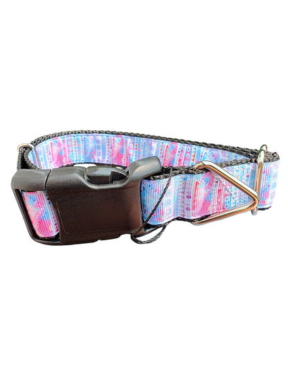 Watercolor Tribal Nylon Dog Collar