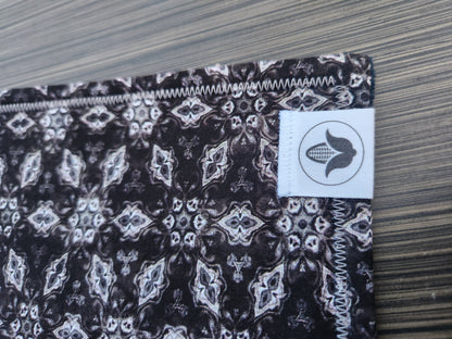 Dragon Fyre Medallions Black Handkerchief