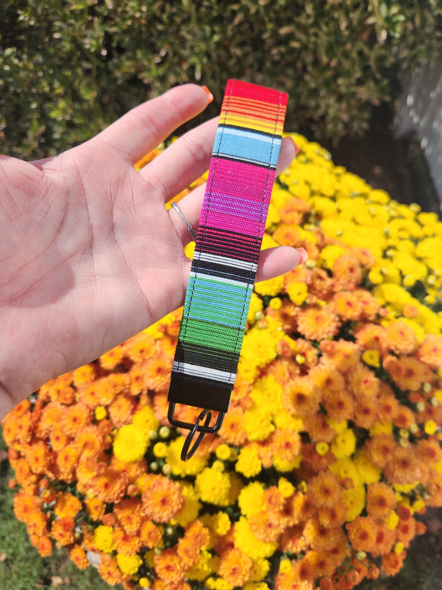 Serape Keyfob Wristlet Keychain