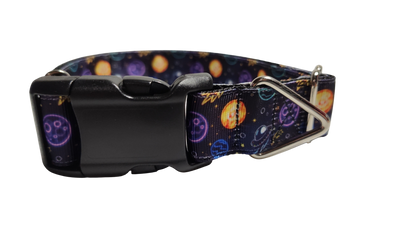 Space Travel Nylon Dog Collar