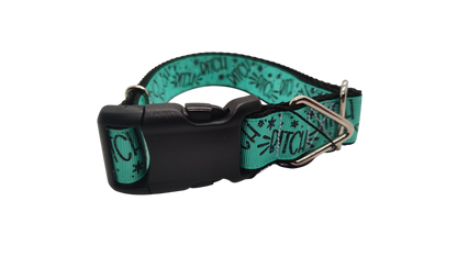 Bitch Tropic Nylon Dog Collar