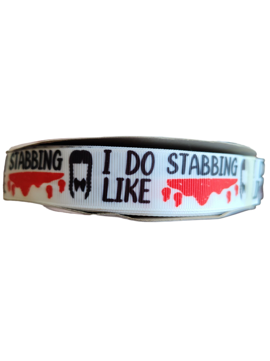 I Do Like Stabbing Nylon Dog Collar, Leash