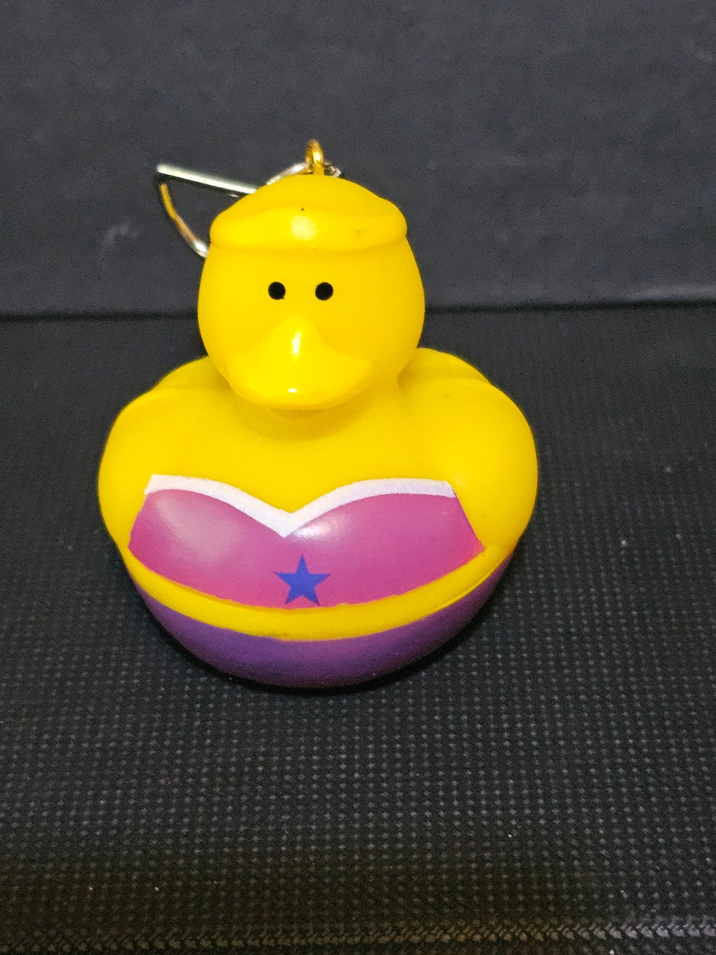 Wonder Girl duck keychain