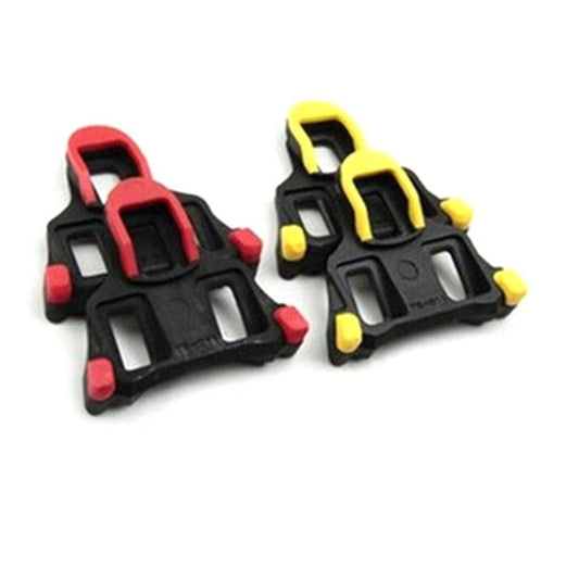 Road Bike Cycling Shoe Pedal Cleats Bicycle Accessories Road Bike Cleats For Cleats- Indoor Outdoor Spin Cycling Pedals Cleat & Bicycle Clips Set