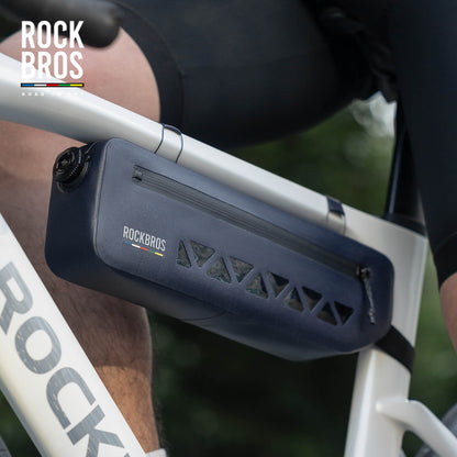 ROCKBROS 100% Waterproof Bike Frame Bag 1.7L Road-to-Sky