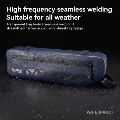 ROCKBROS 100% Waterproof Bike Frame Bag 1.7L Road-to-Sky