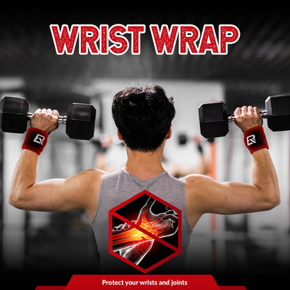 ROCKBROS 22” Wrist Wraps with Thumb Loop Premium Quality for Weightlifting
