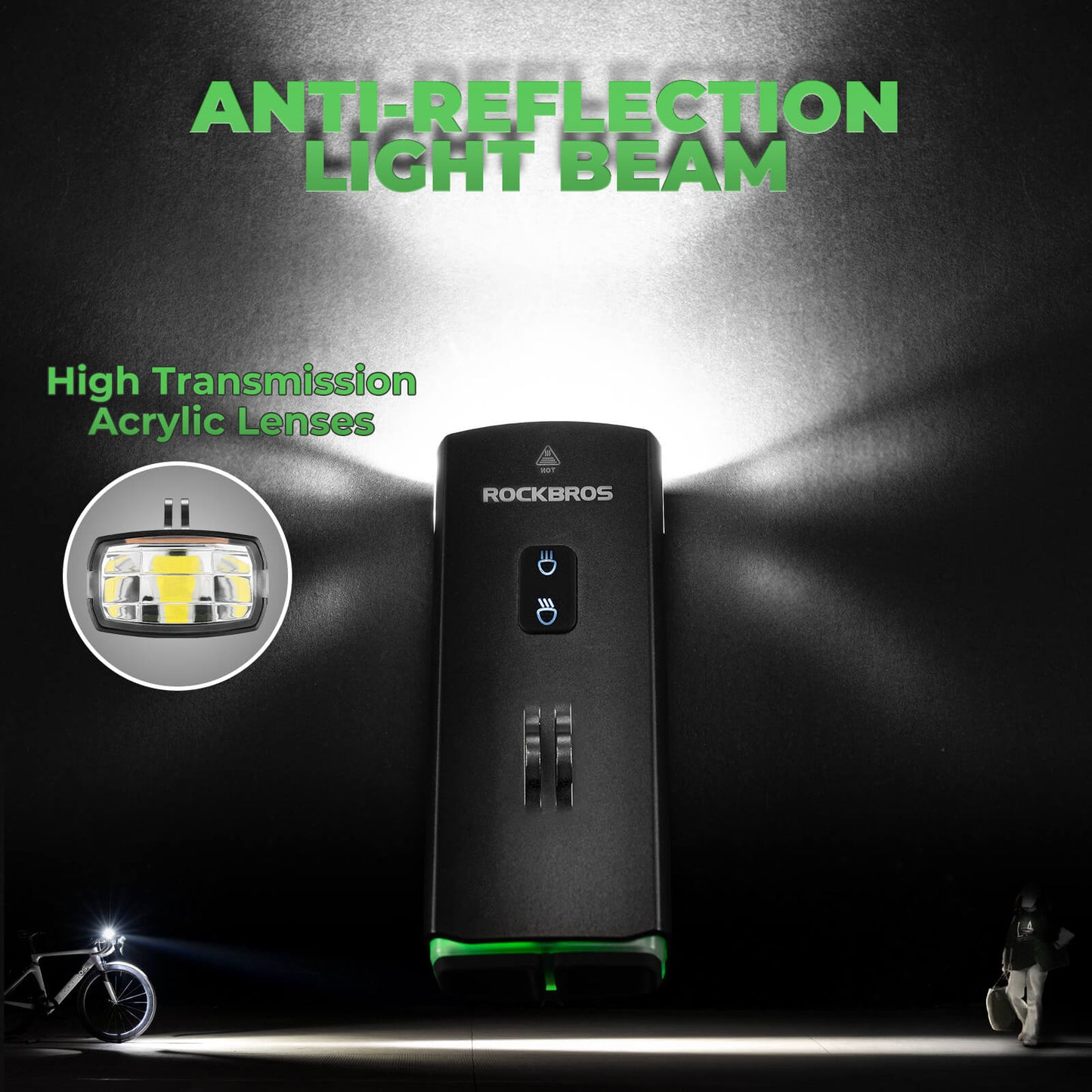 3000 Lumens Suspended Mount Bike Headlight