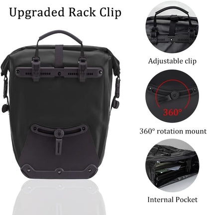 Bike Panniers Waterproof for Rear Rack