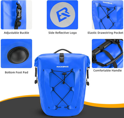 Bike Panniers Waterproof for Rear Rack