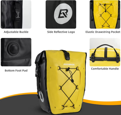 Bike Panniers Waterproof for Rear Rack