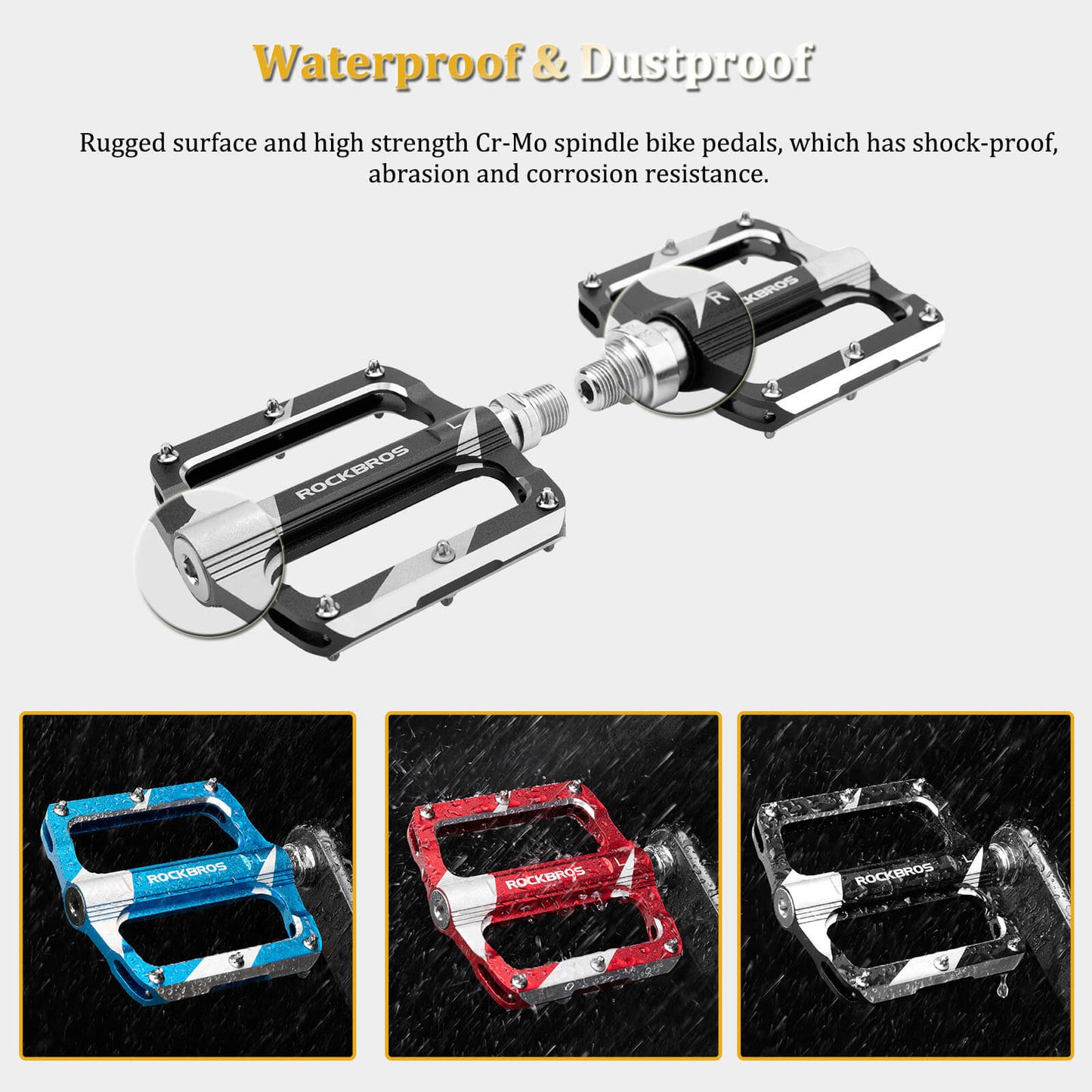 Aluminum Alloy Bearing Pedals - K306