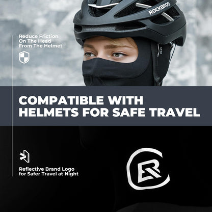 ROCKBROS Balaclava Ski Mask, Thermal Full Face Cover, Windproof Neck Warmer
