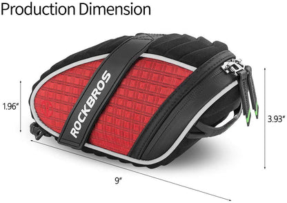 ROCKBROS Bicycle Saddle Bag Under Seat 3D Shell Cycling Seat Pack