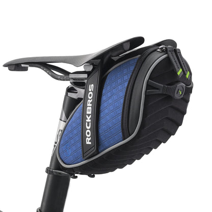 ROCKBROS Bicycle Saddle Bag Under Seat 3D Shell Cycling Seat Pack