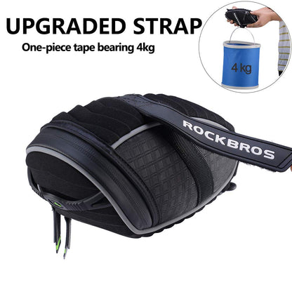 ROCKBROS Bicycle Saddle Bag Under Seat 3D Shell Cycling Seat Pack