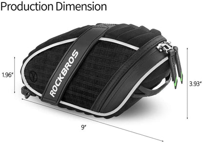 ROCKBROS Bicycle Saddle Bag Under Seat 3D Shell Cycling Seat Pack