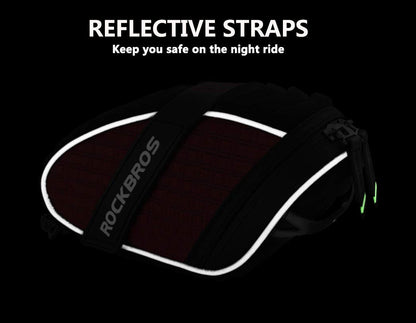 ROCKBROS Bicycle Saddle Bag Under Seat 3D Shell Cycling Seat Pack