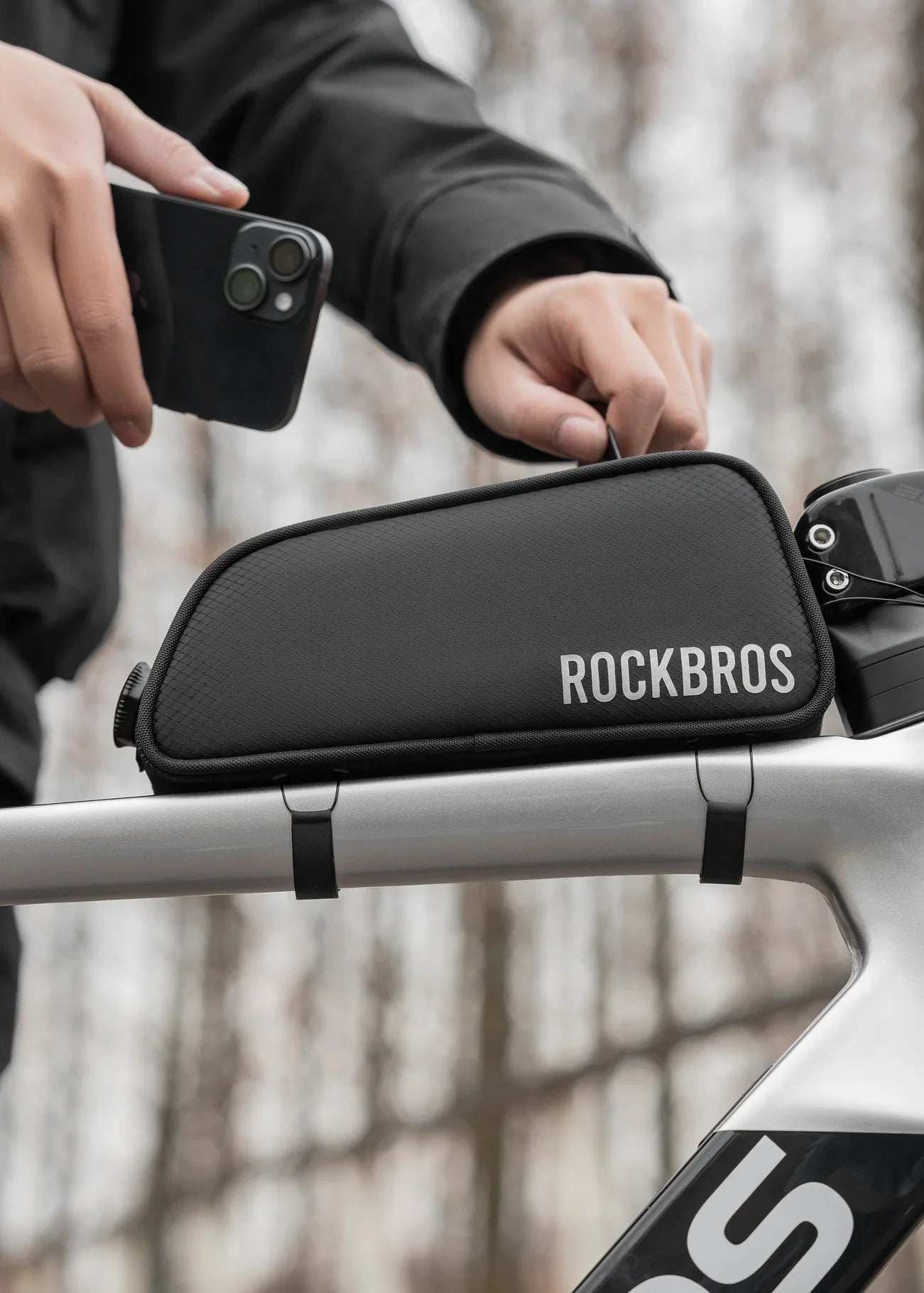 ROCKBROS Bike Frame Bag-Road to sky