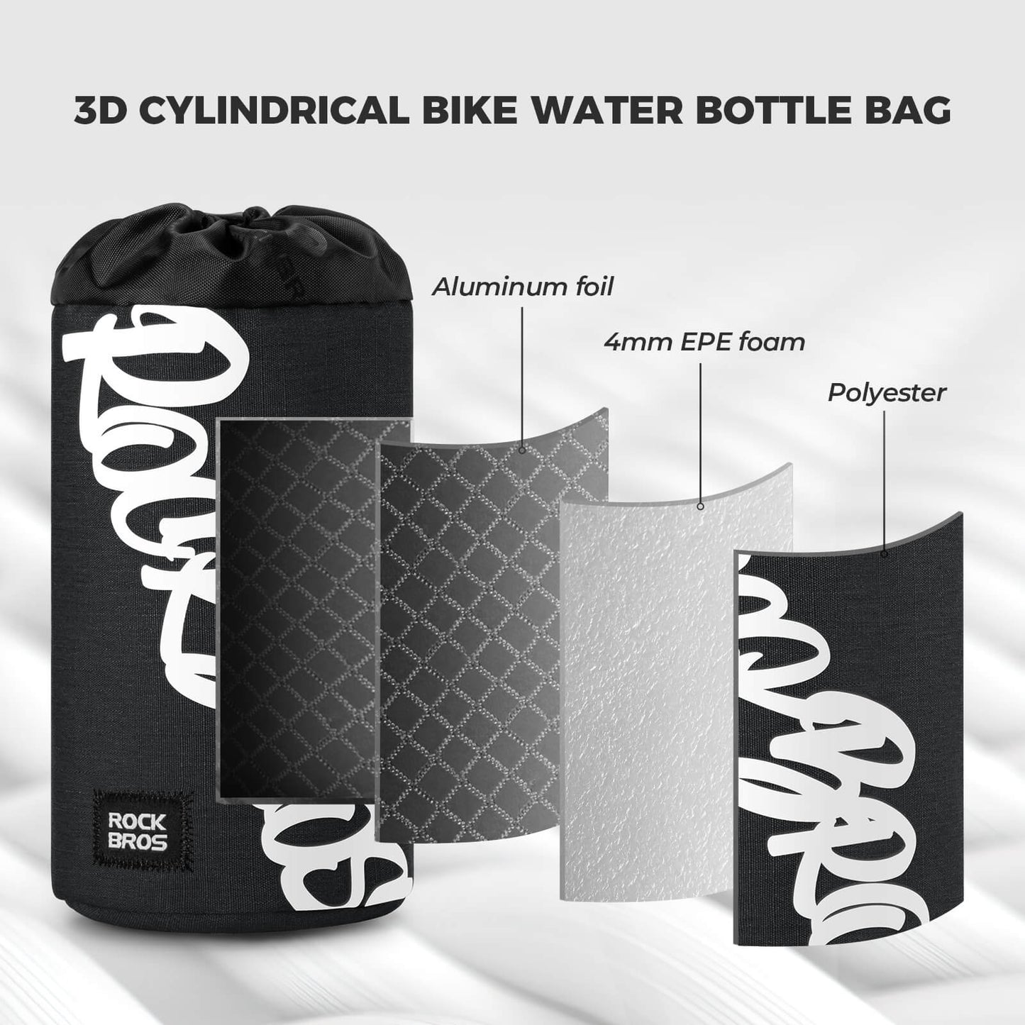 FlashRide Sketch Bike Handlebar Water Bottle Bag - 1L