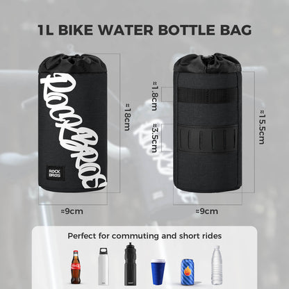 FlashRide Sketch Bike Handlebar Water Bottle Bag - 1L