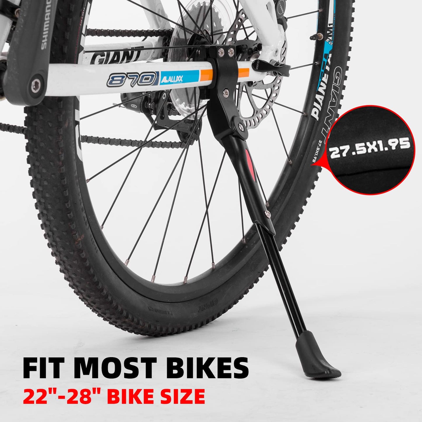ROCKBROS Adjustable Rear Kickstand for 22"-28" Bikes