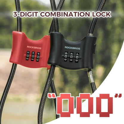 Bicycle Lock with 5.5 mm Steel Cable