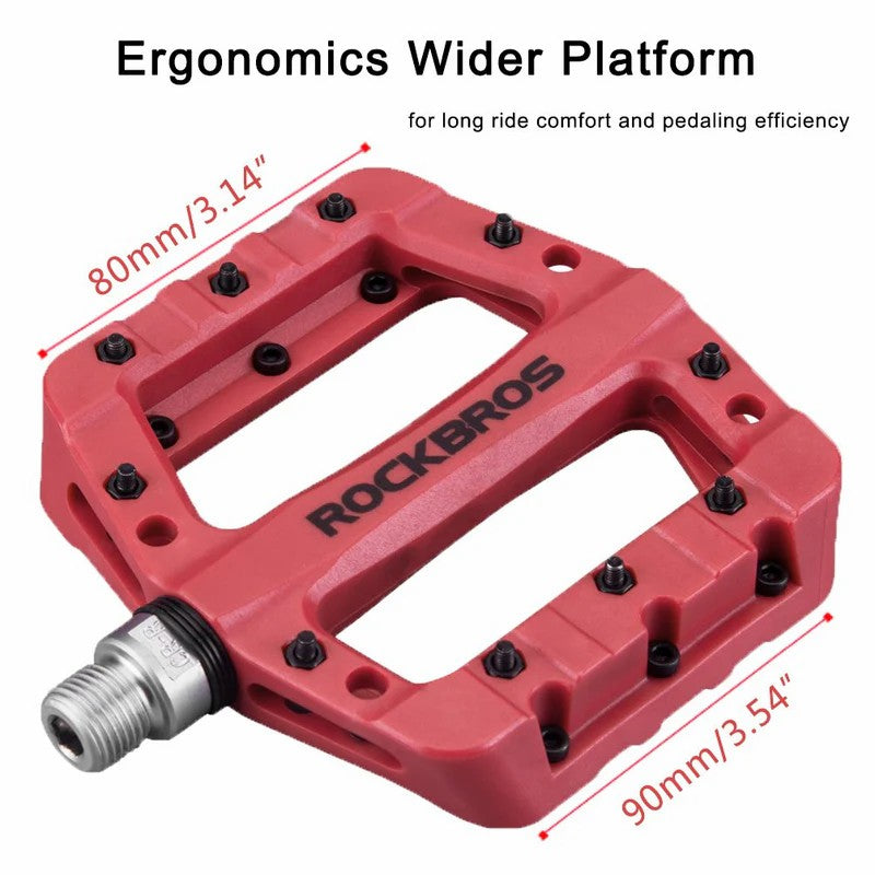 High-Speed Bearing Nylon Bike Pedals
