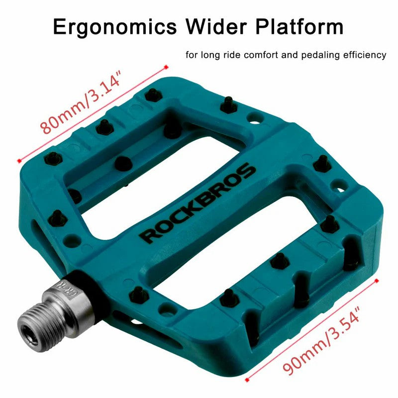 High-Speed Bearing Nylon Bike Pedals