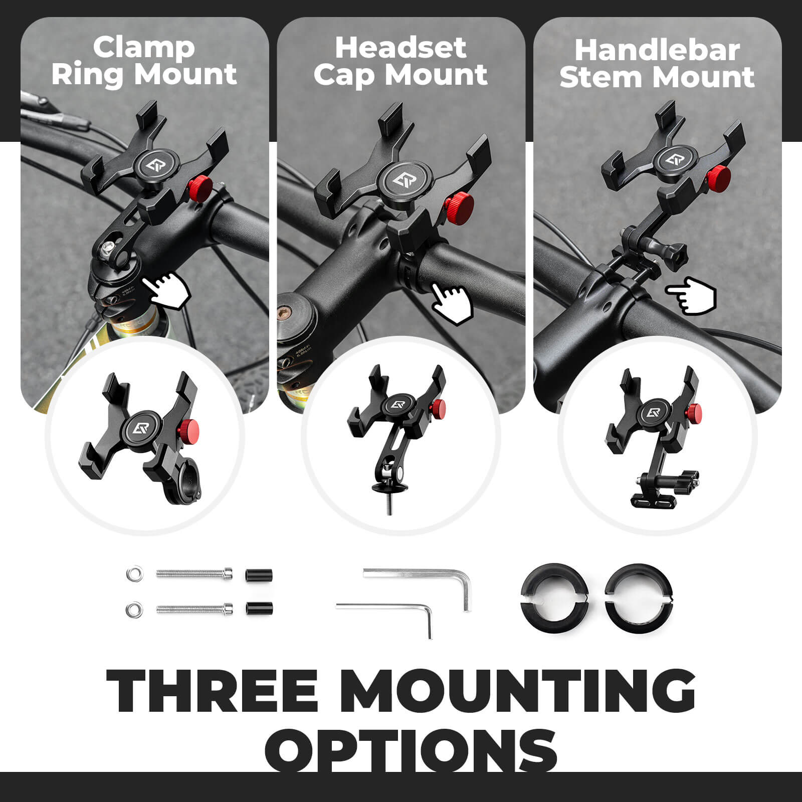 Aluminum Bike Phone Holder - Triathlete Store