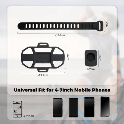 Bike Phone Mount Silicone Quick-Release