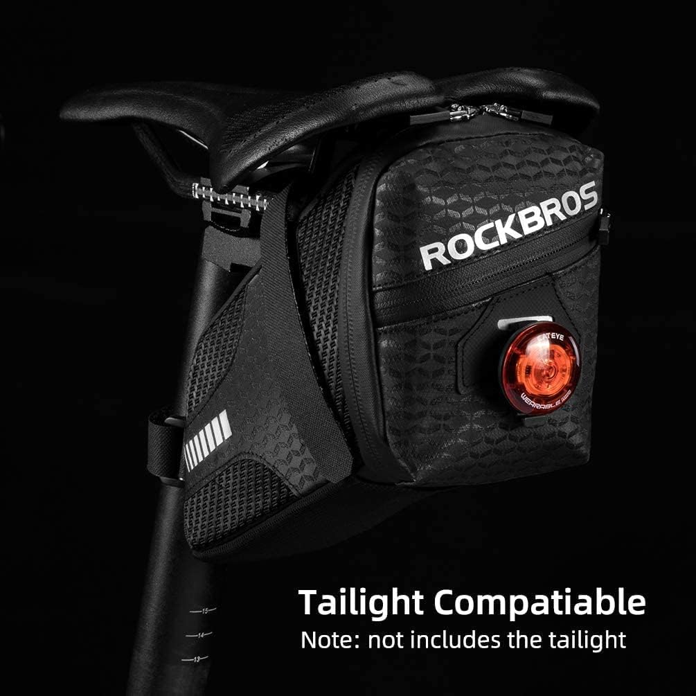 ROCKBROS Bike Saddle Bag Under Seat 1.5L Cycling Accessories Storage Pouch
