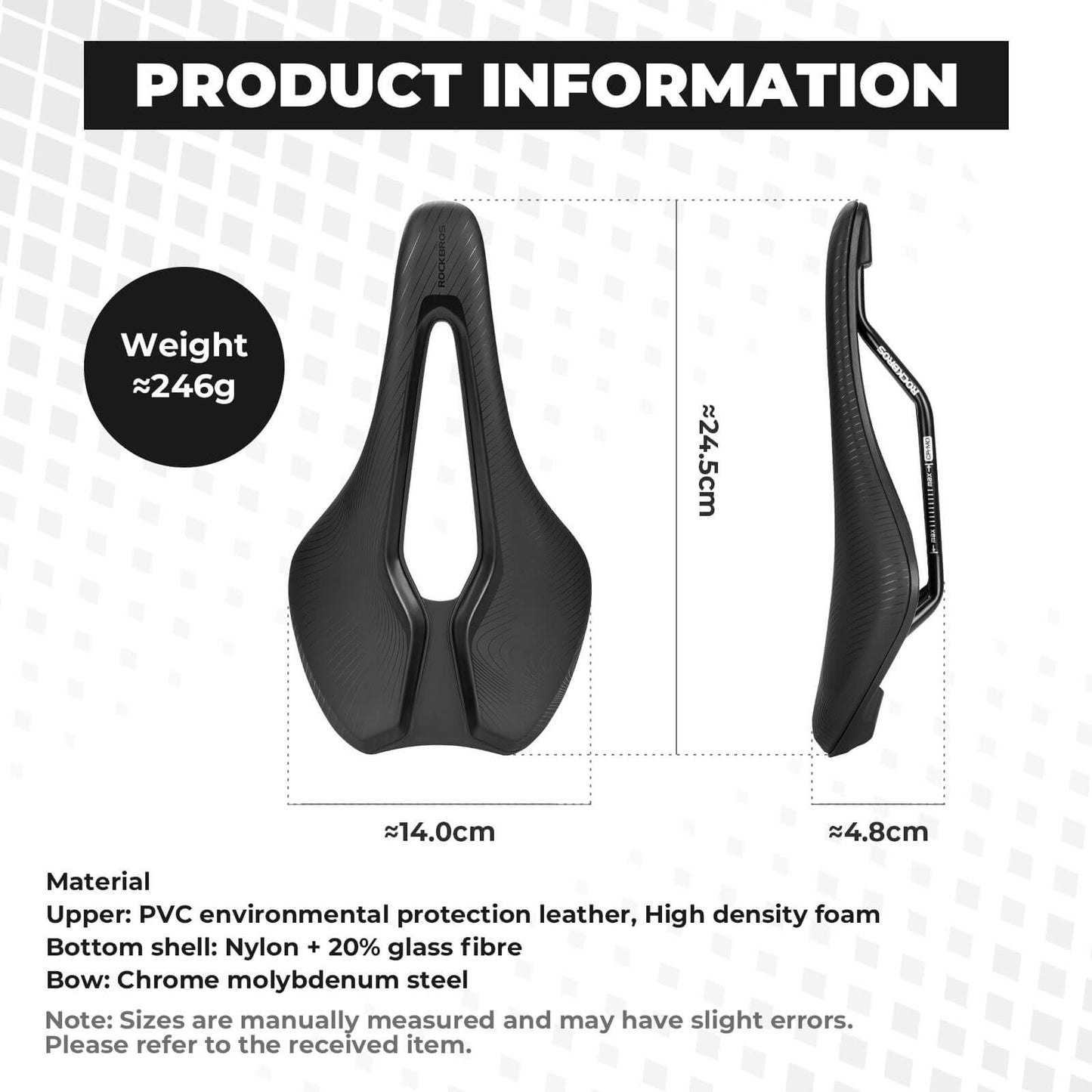 ROCKBROS Bike Saddle Comfortable - Triathlete Store
