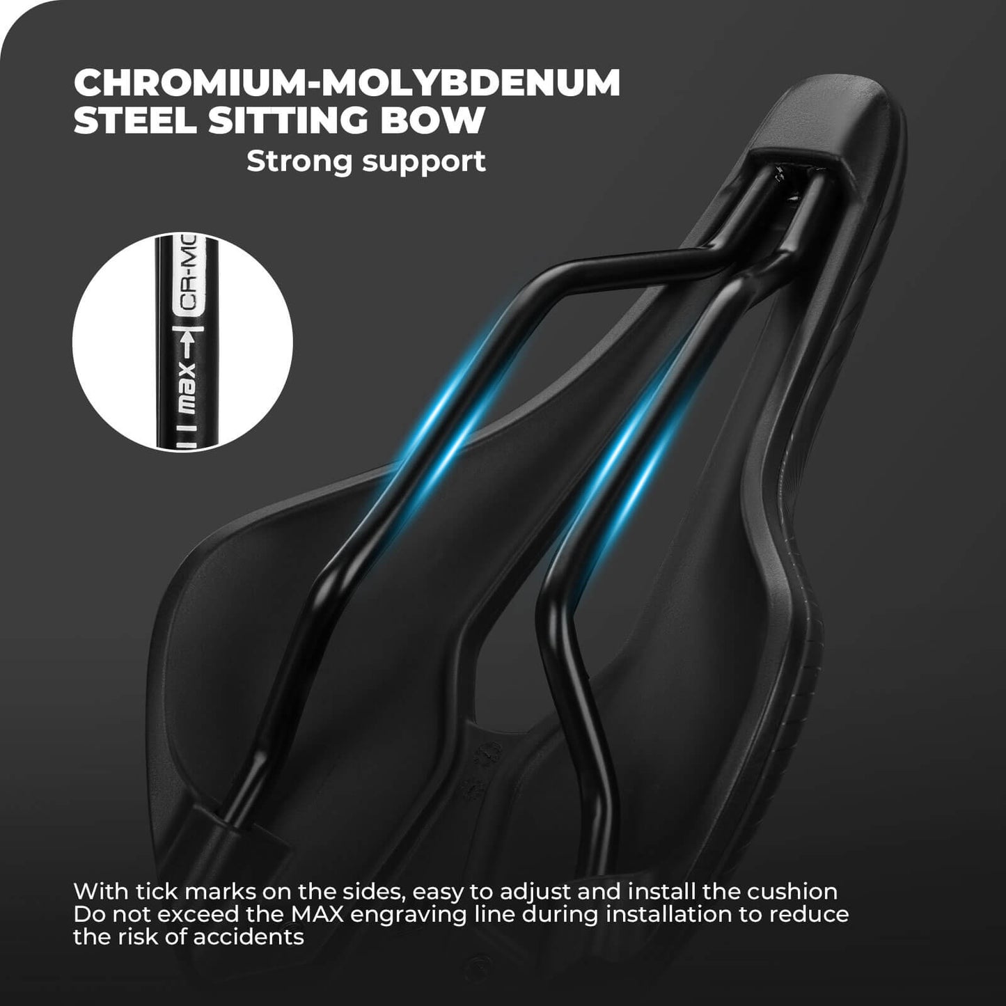 ROCKBROS Bike Saddle Comfortable - Triathlete Store