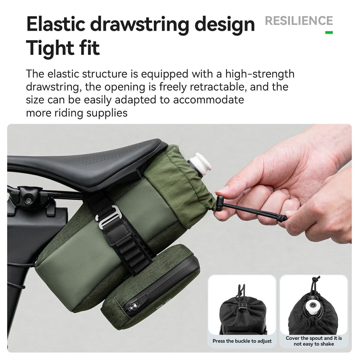 Cycling Two-in-one Bicycle Kettle Tail Bag