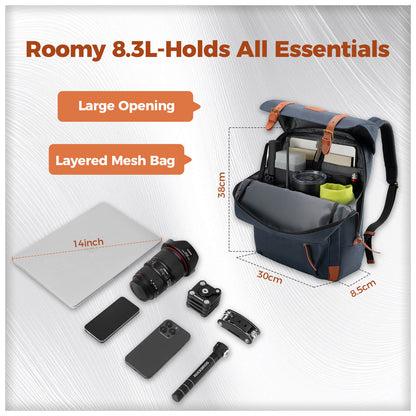 Brompton Folding Bike Handlebar Bag Backpack - 8.3L