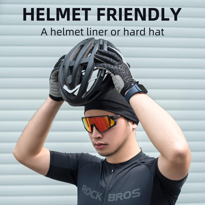 ROCKBROS Cooling Helmet Liner Beanie Mesh Cycling Running Hat