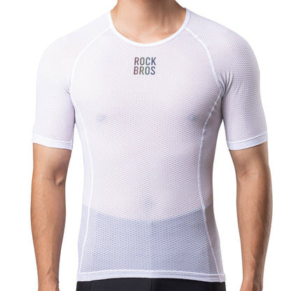 ROCKBROS Men's Cycling Jersey Mesh Short Sleeve