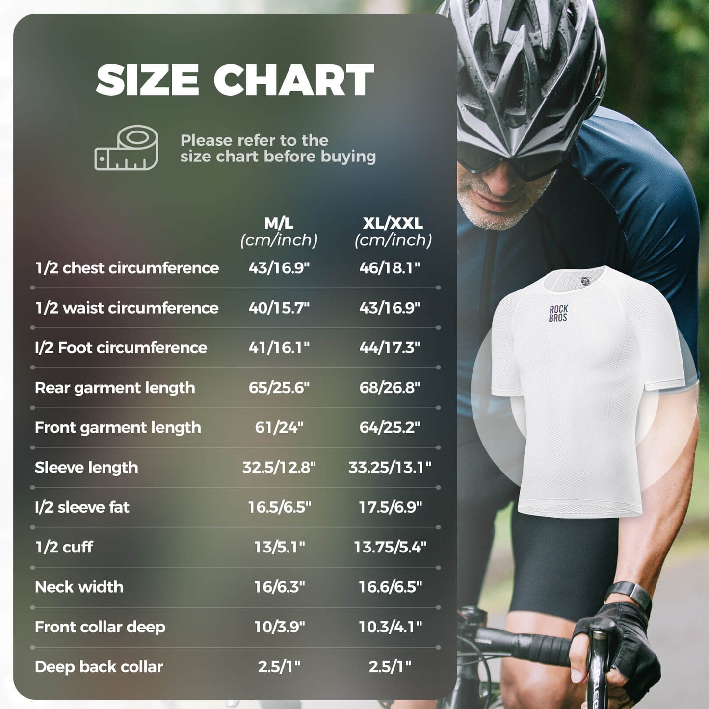 ROCKBROS Men's Cycling Jersey Mesh Short Sleeve