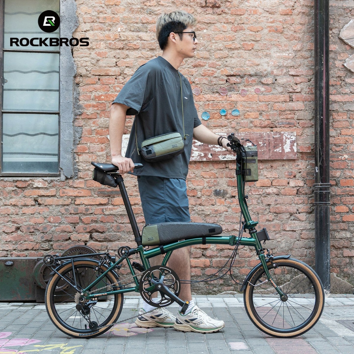 Sustainable Eco-Friendly Bike Top Tube Bag 0.9L