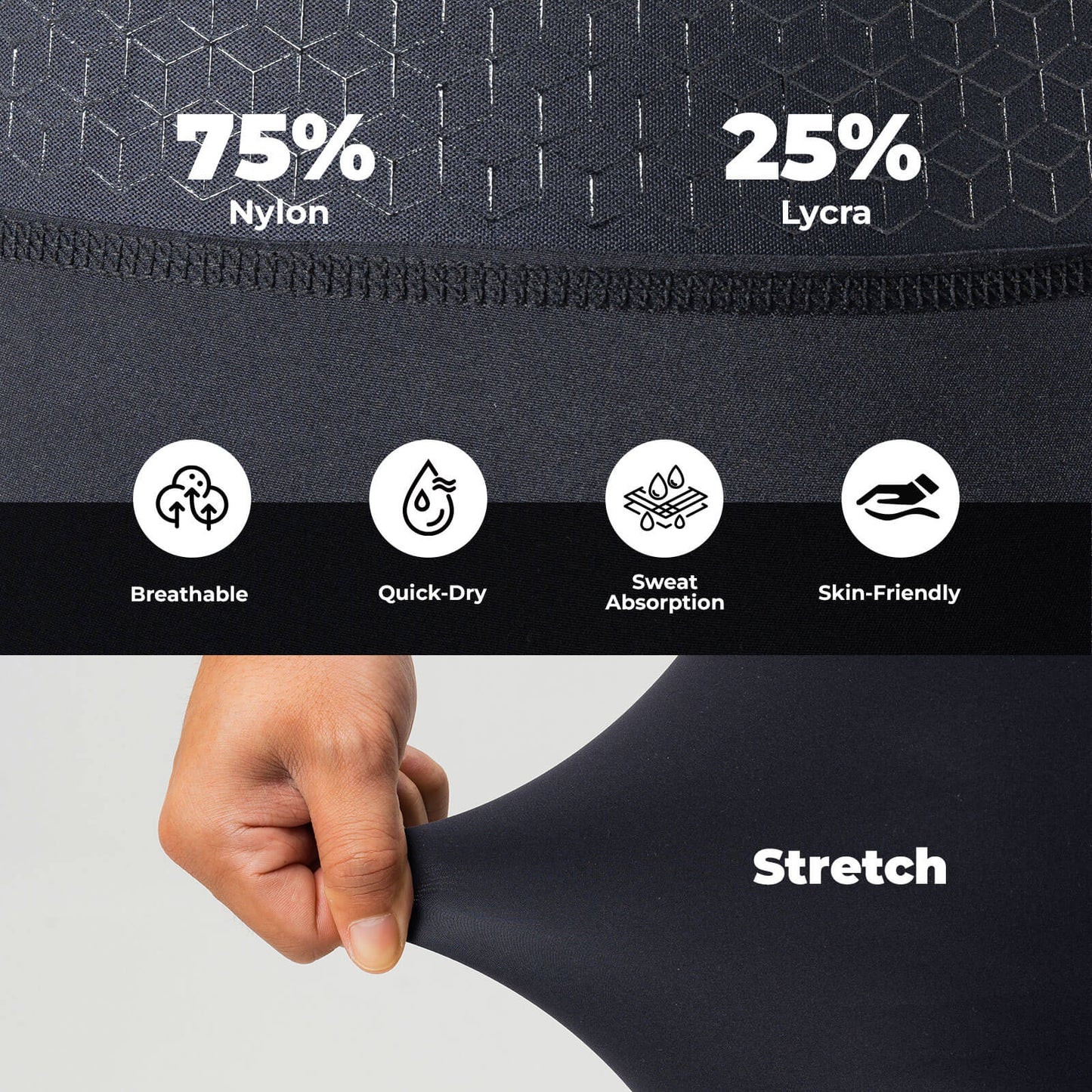 ROCKBROS Elastic Interface® Pads Men’s Cycling Waist Shorts - YDDK013