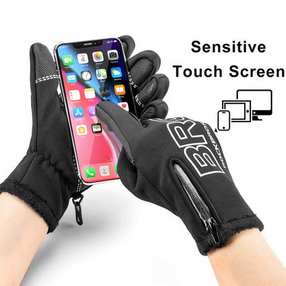 Fleece Touchscreen Cycling Gloves
