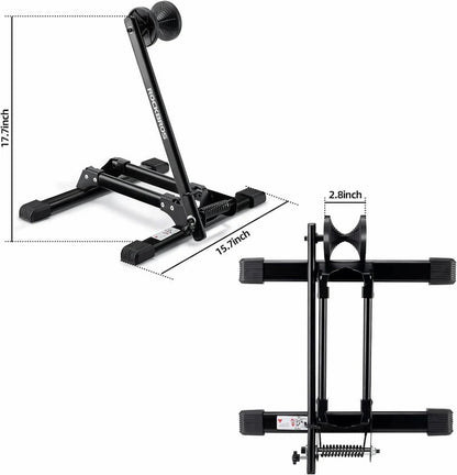 ROCKBROS Foldable Bike Stand Portable Bicycle Rack for Easy Storage