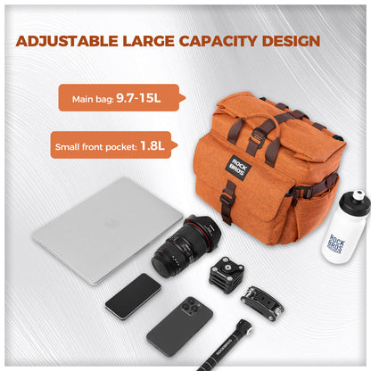 ROCKBROS Folding Bike Handlebar Bag Backpack - H46